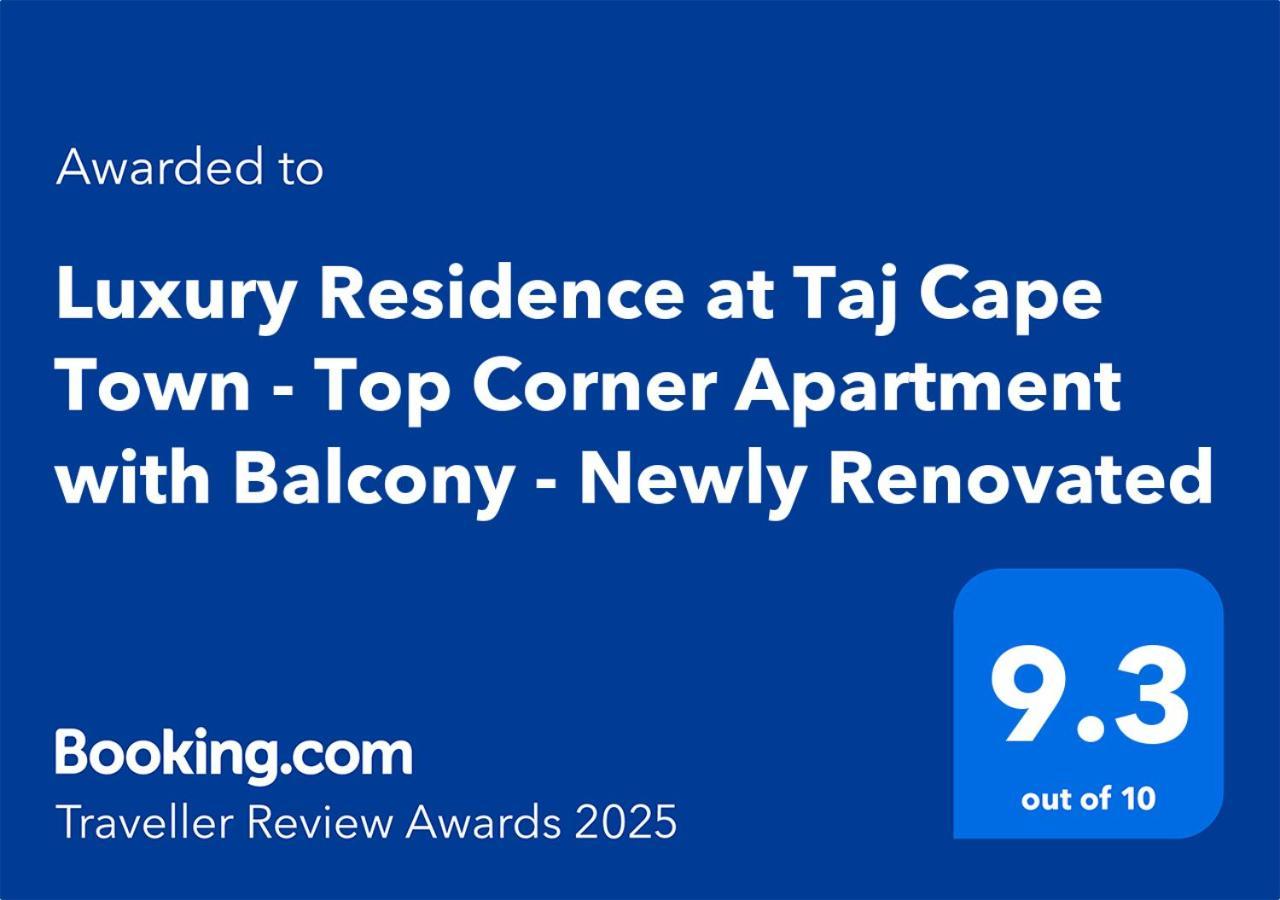 Luxury Residence At Taj Cape Town - Top Corner Apartment With Balcony - Newly Renovated Eksteriør billede